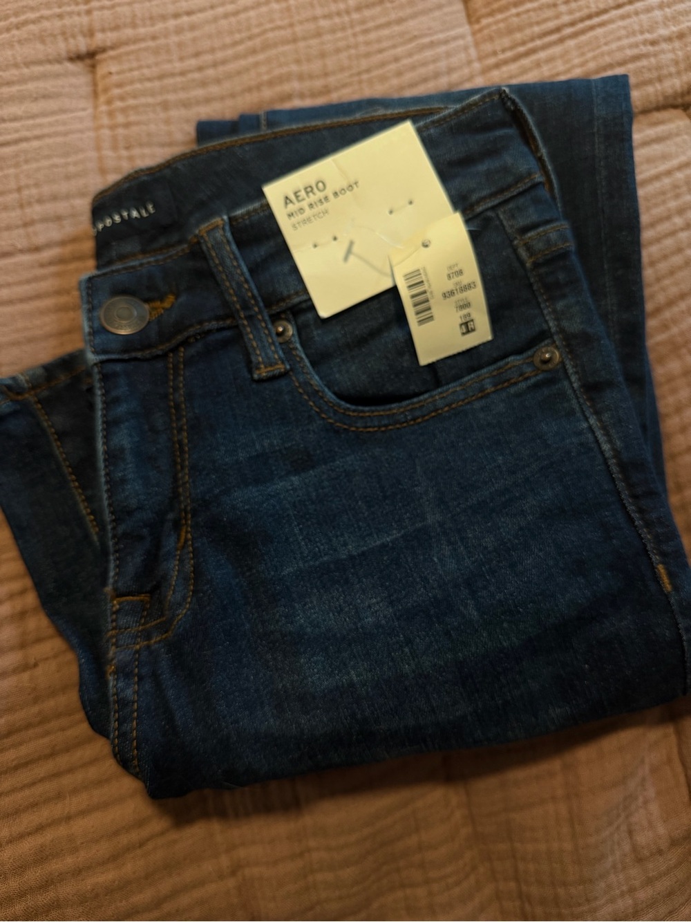 Aeropostale Women's Dark Blue MidRise boot cut Jeans